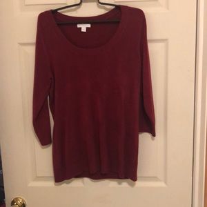 Burgundy NY&C Sweater